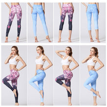 Load image into Gallery viewer, Floral Yoga Leggings - 14 Designs
